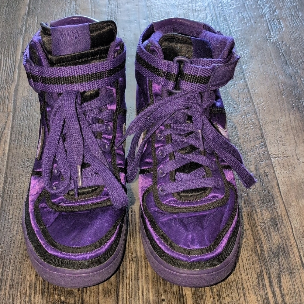 Nike Purple High-Top Sneakers